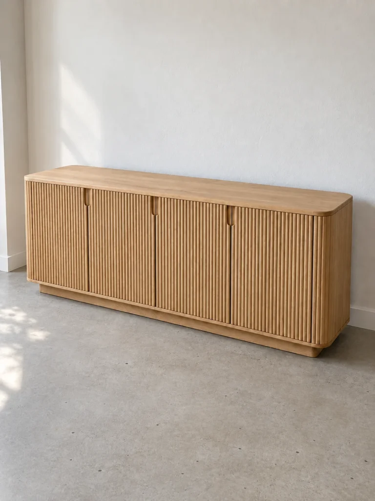 Tambour sideboard